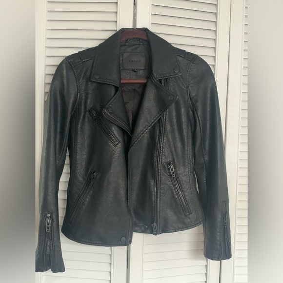 Anthropologie vegan leather jacket - Picture 4 of 4